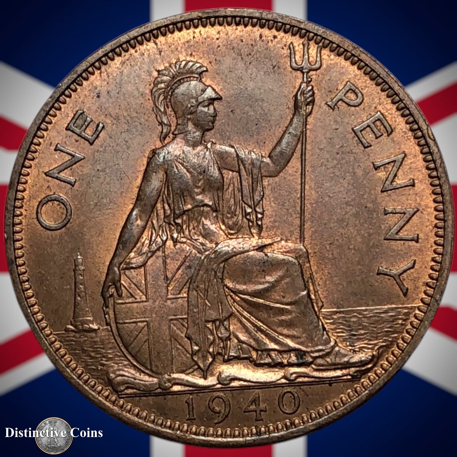 Great Britain 1940 Penny 1d GB7239