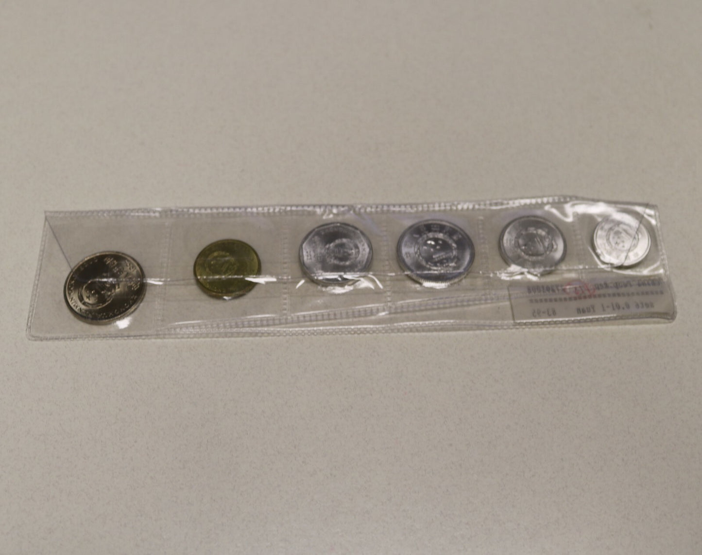 China 1983-1995 .01-1 Yuan 6 Coin Set    B241