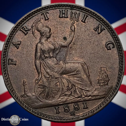 Great Britain 1881 H Farthing 1/4d GB3973