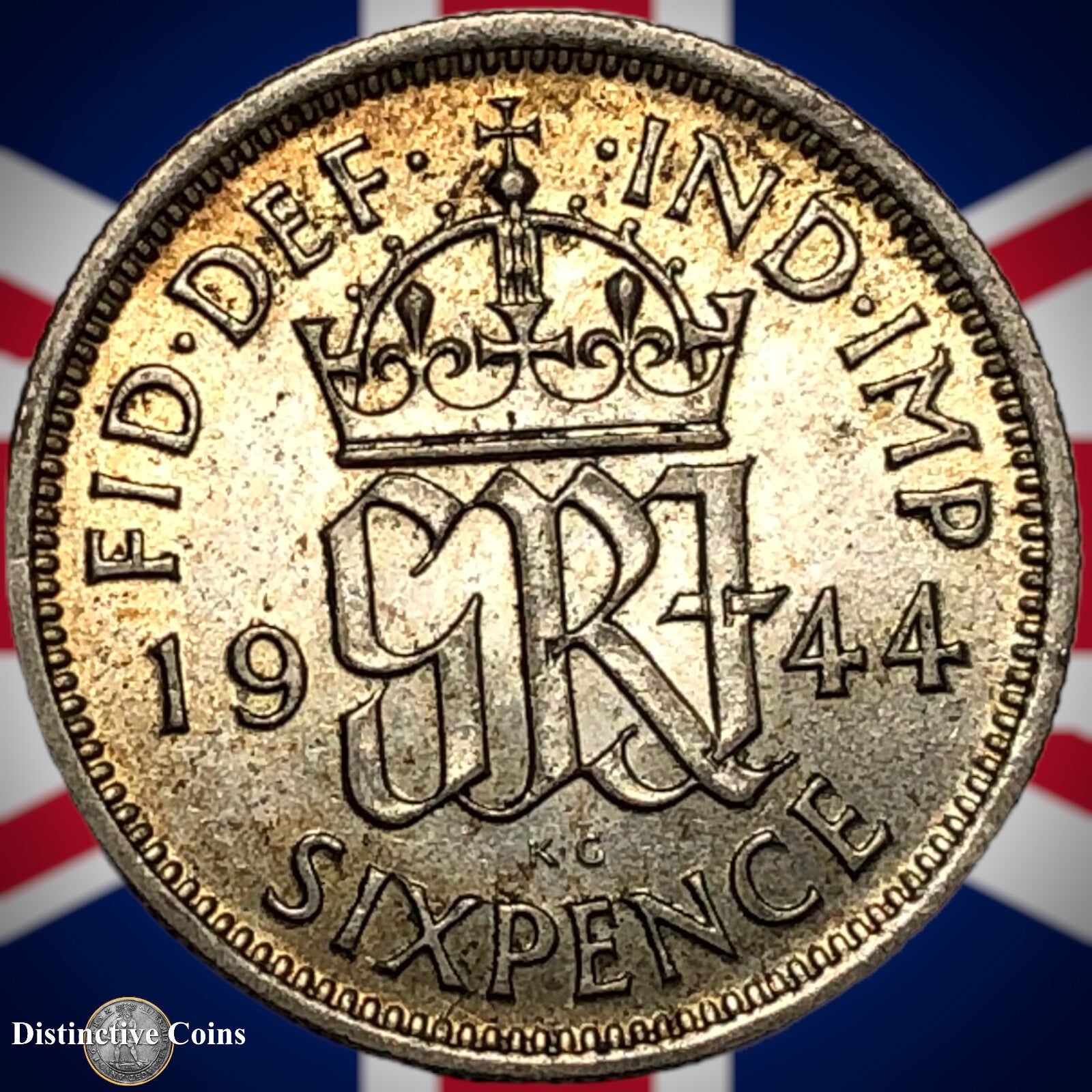 Great Britain 1944 Six Pence GB1747
