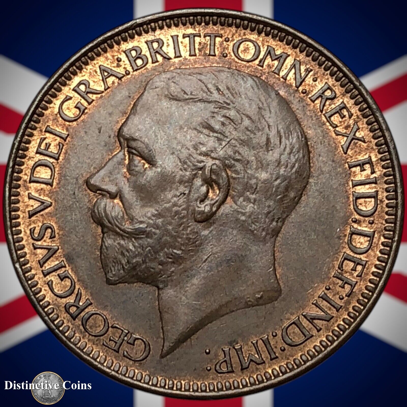 Great Britain 1927 Half Penny 1/2d GB5938