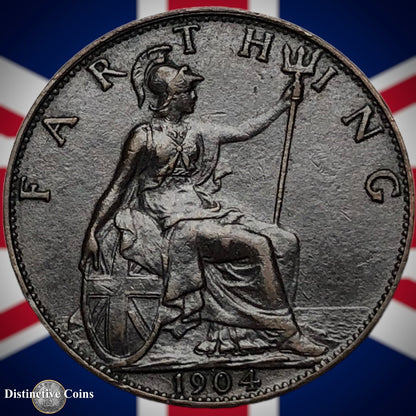 Great Britain 1904 Farthing 1/4d GB4558