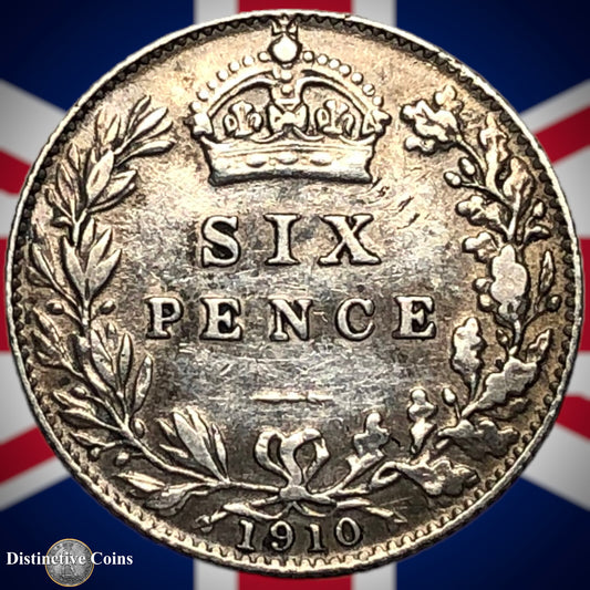 Great Britain 1910 Six Pence GB1556