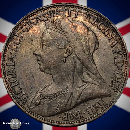 Great Britain 1895 Farthing 1/4d GB4405