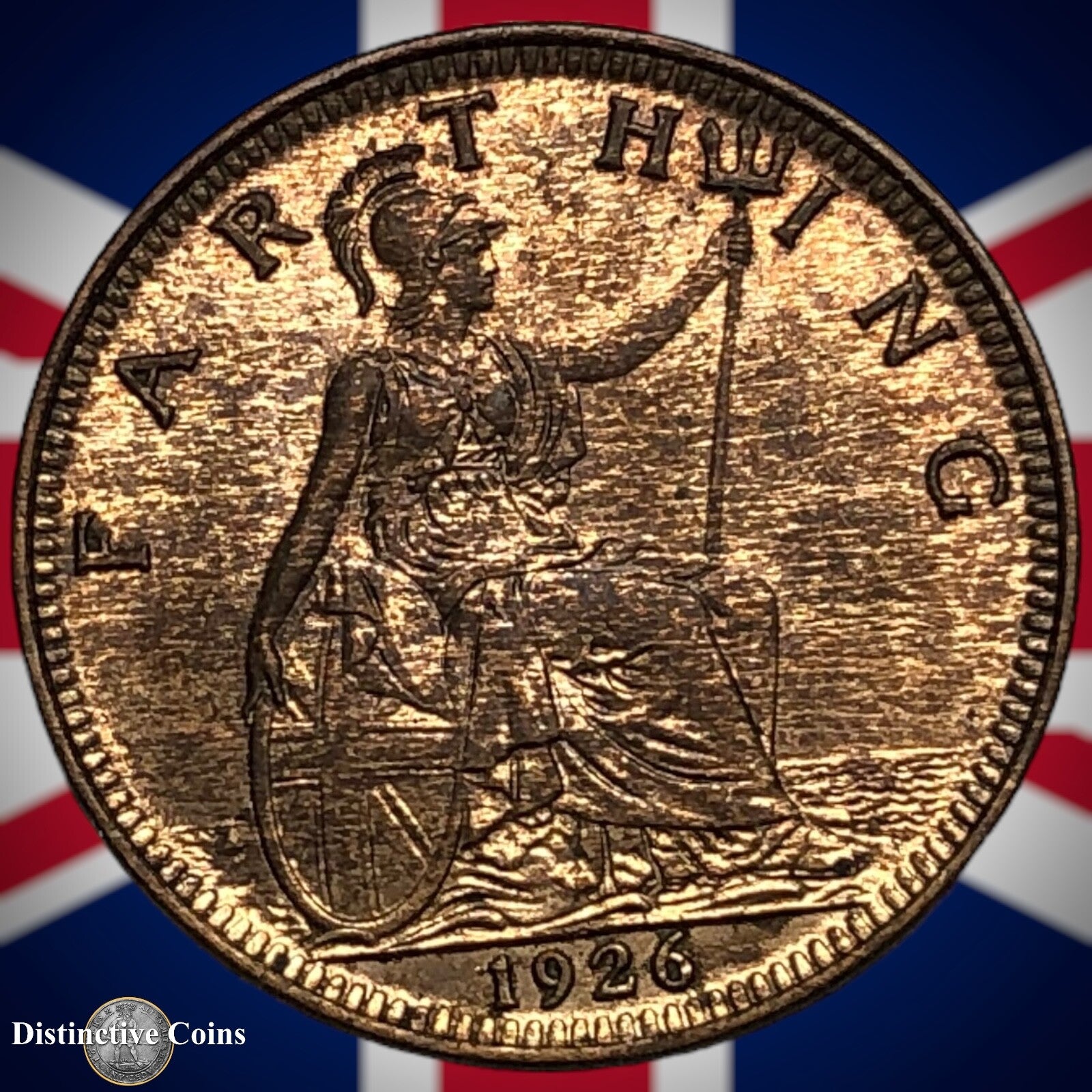 Great Britain 1926 Farthing 1/4d GB4832