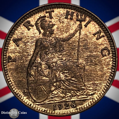 Great Britain 1926 Farthing 1/4d GB4832