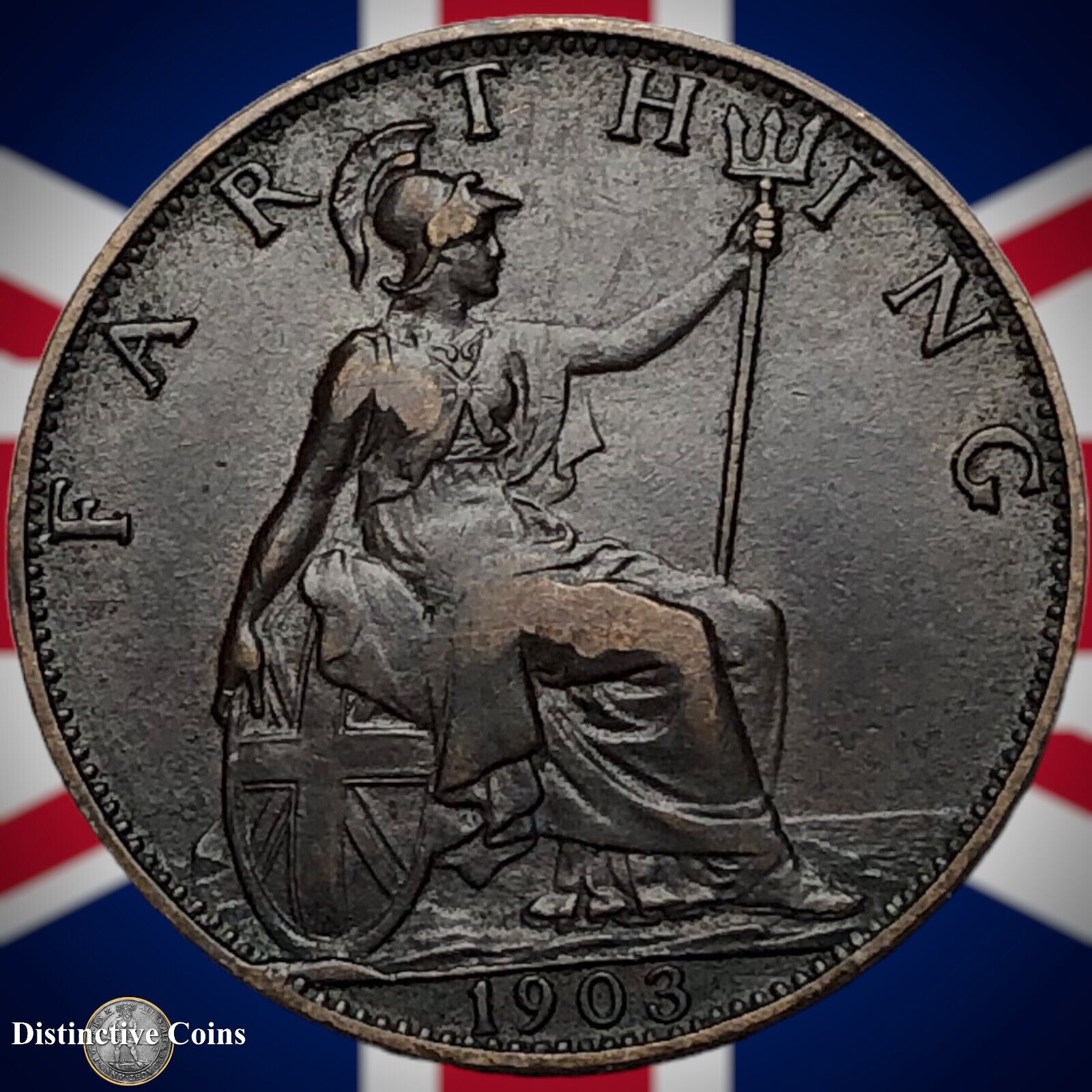 Great Britain 1903 Farthing 1/4d GB4521