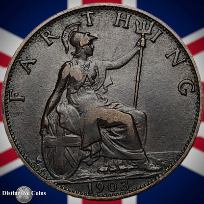 Great Britain 1903 Farthing 1/4d GB4521