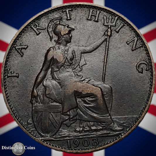 Great Britain 1903 Farthing 1/4d GB4521