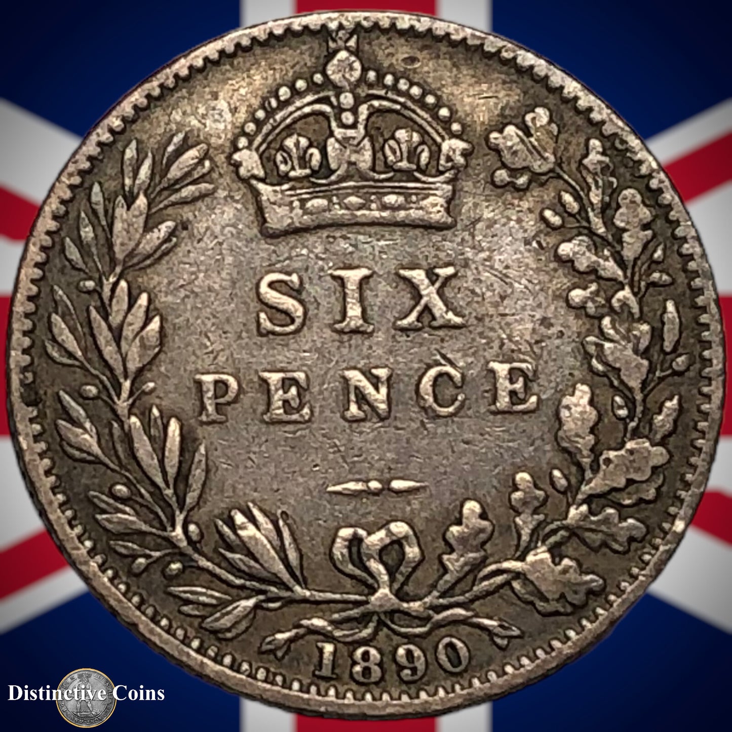 Great Britain 1890 Six Pence GB2737