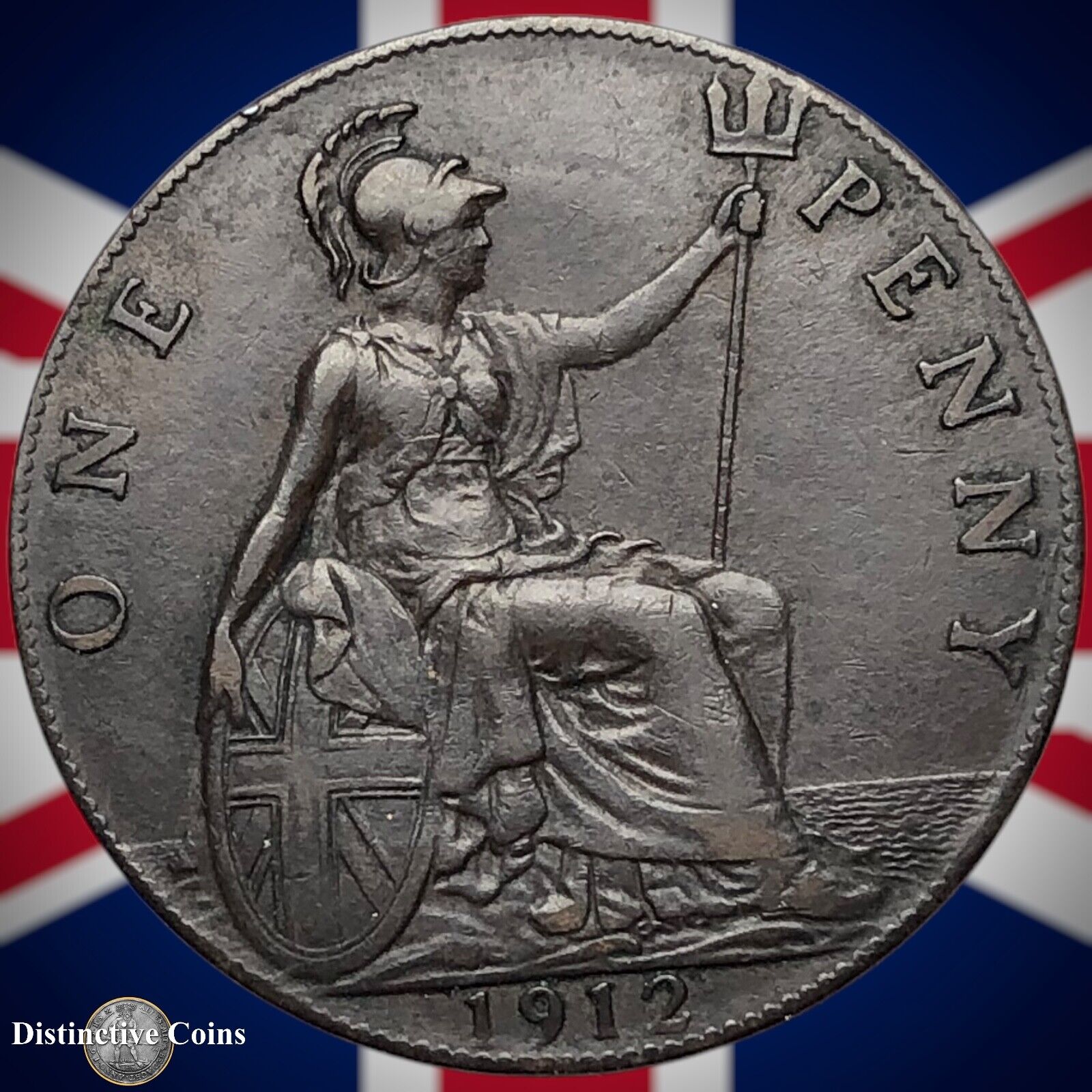 Great Britain 1912 Penny 1d GB6759