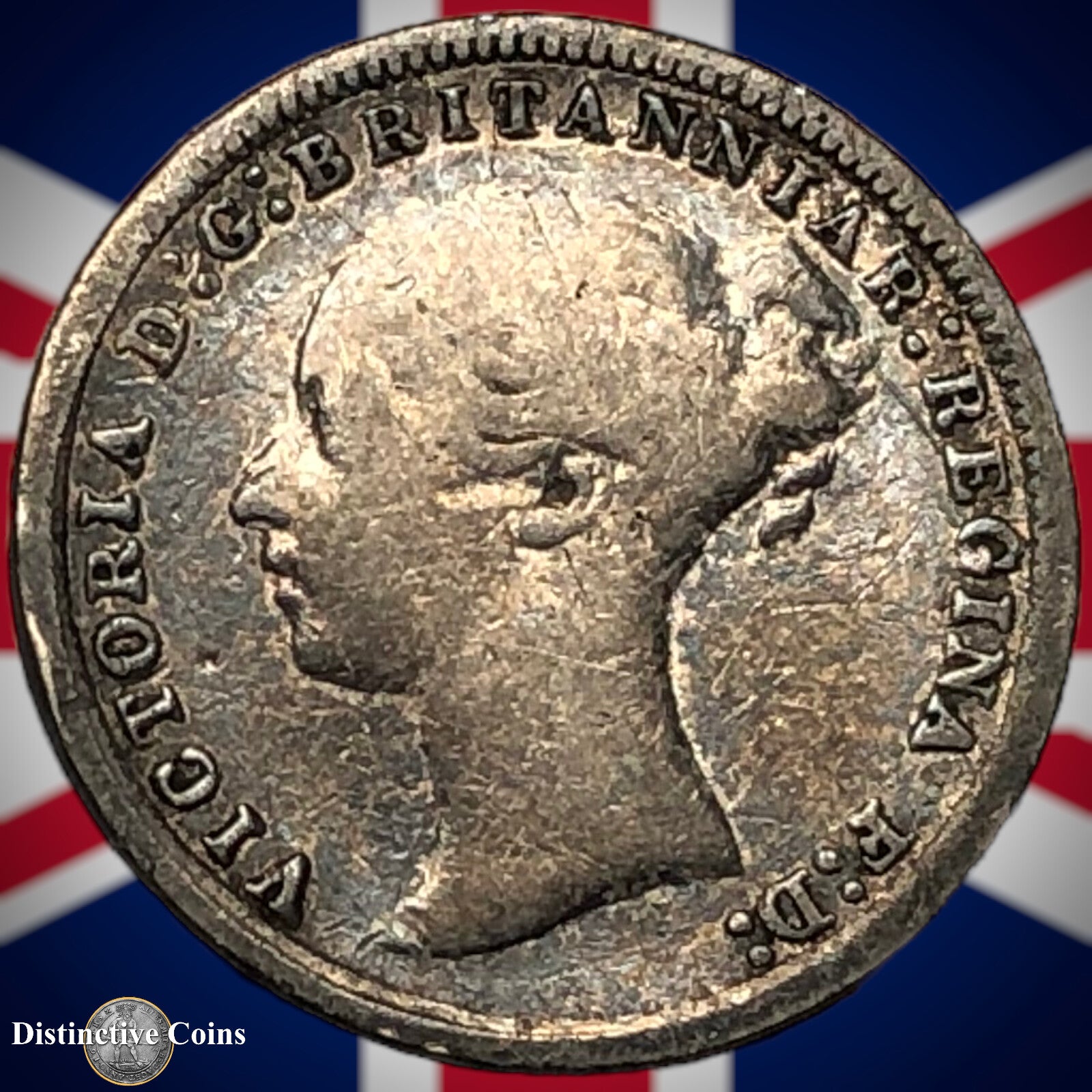 Great Britain 1873 Three Pence GB1855