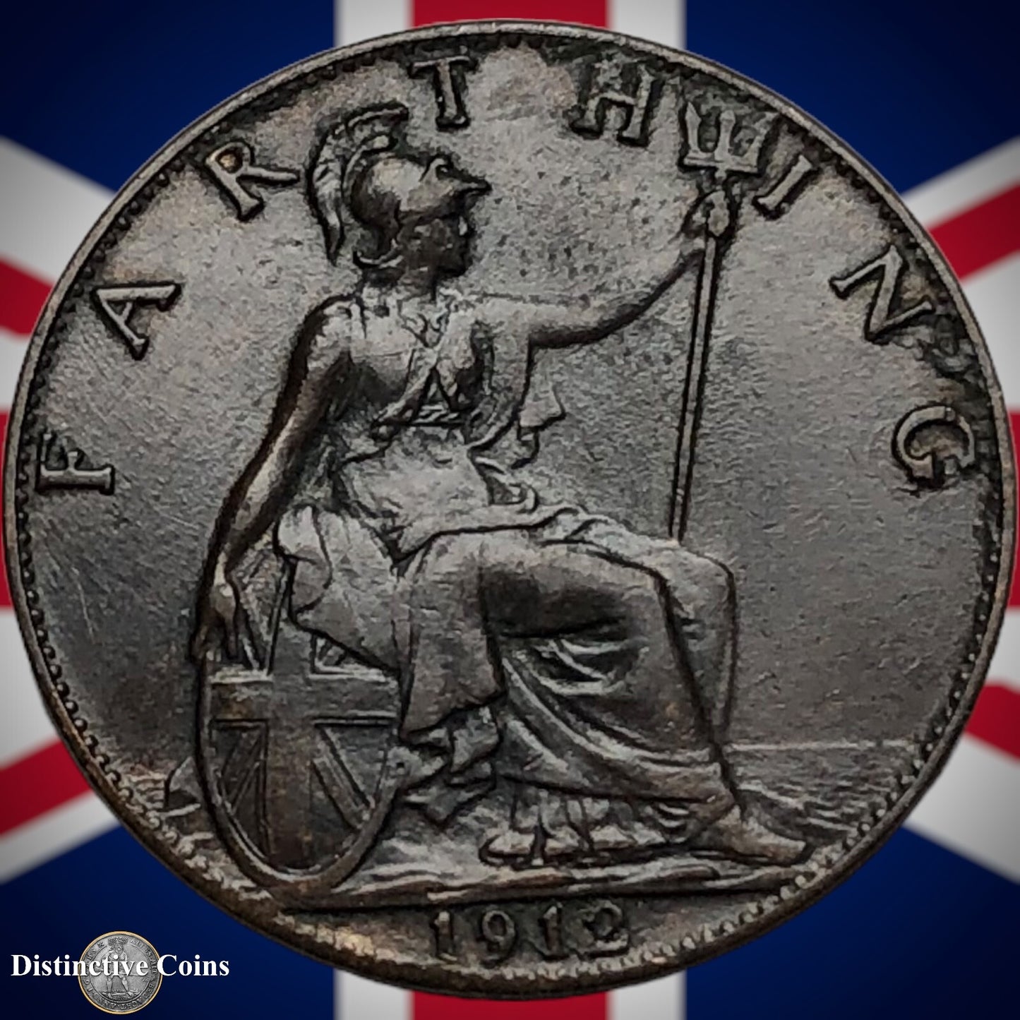 Great Britain 1912 Farthing 1/4d GB4646