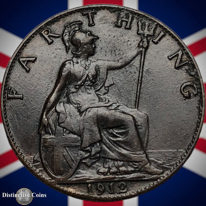 Great Britain 1912 Farthing 1/4d GB4646