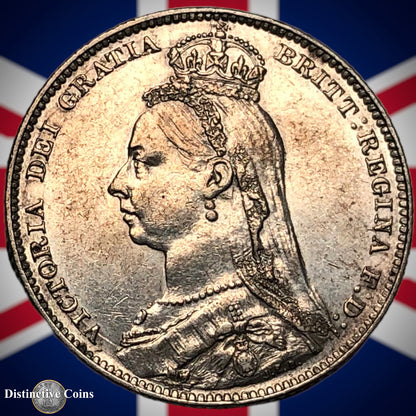 Great Britain 1891 British One Shilling GB0586