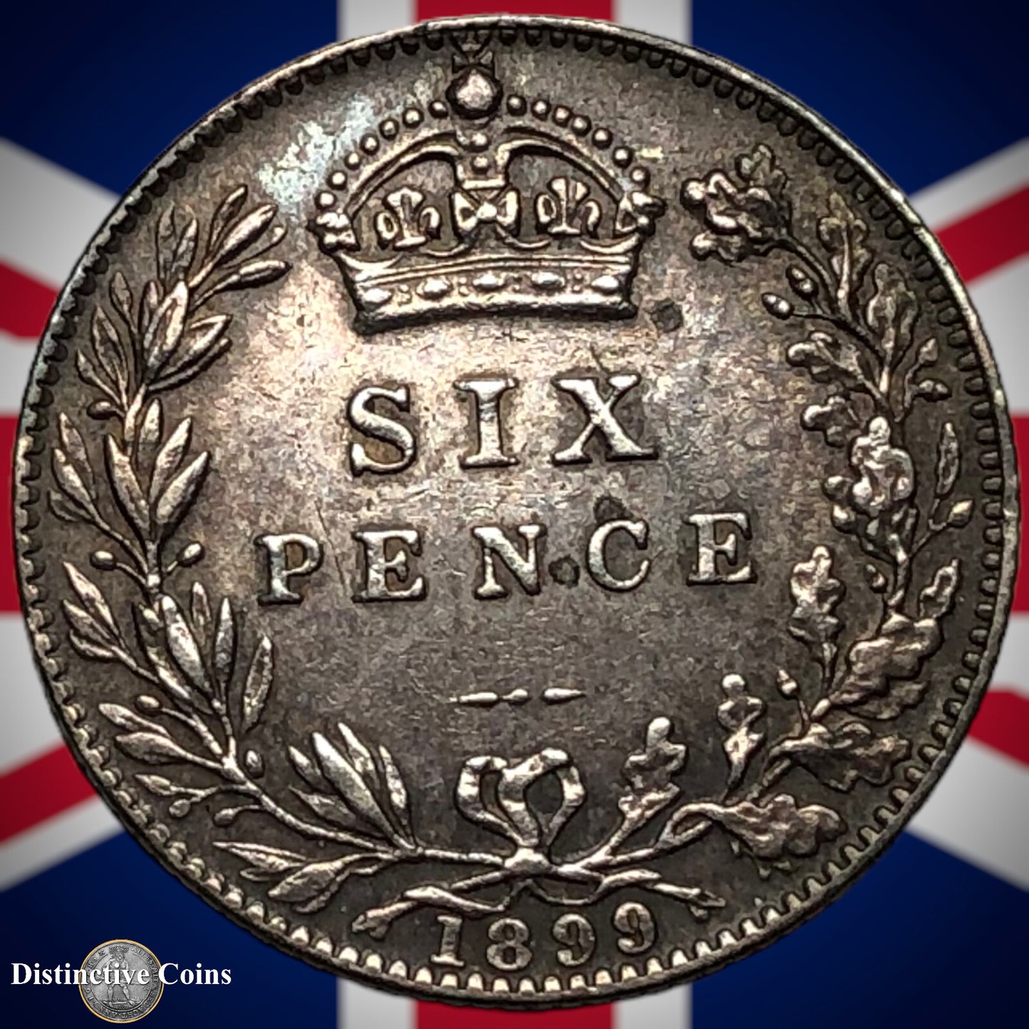 Great Britain 1899 Six Pence GB2808