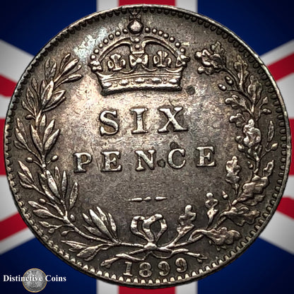 Great Britain 1899 Six Pence GB2808