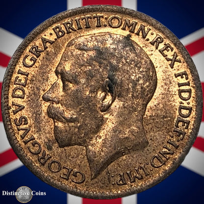 Great Britain 1918 Farthing 1/4d GB4714