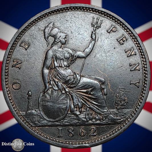 Great Britain 1862 Penny 1d GB6233