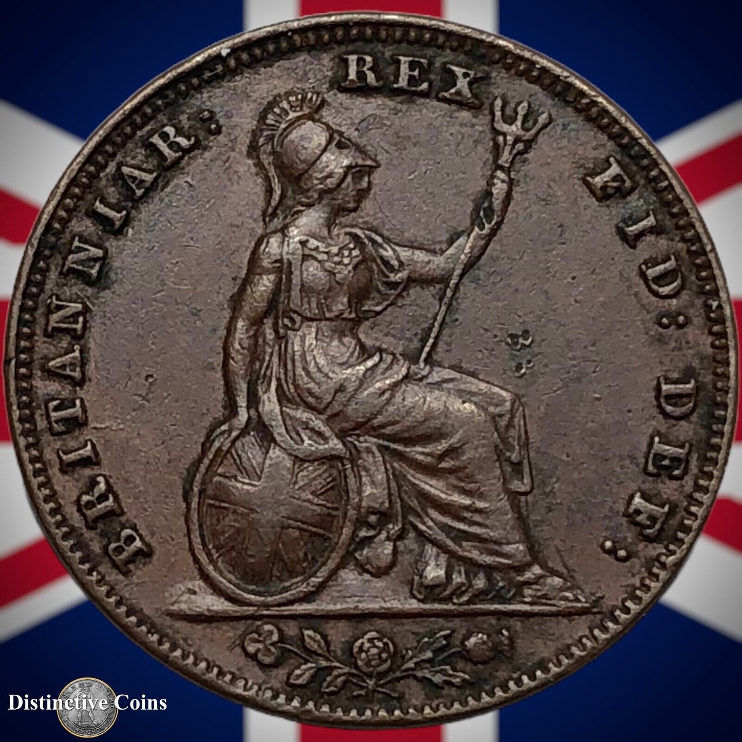 Great Britain 1837 Farthing 1/4d GB3390