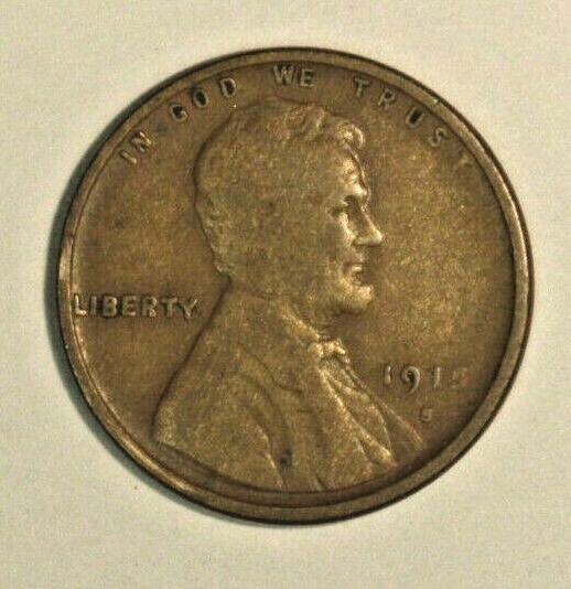1915 S Lincoln Wheat Cent Circulated       