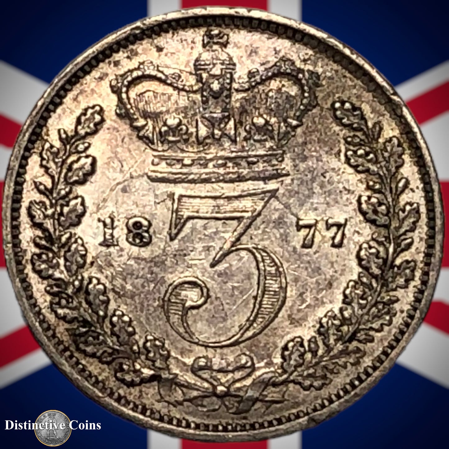 Great Britain 1877 Three Pence GB1891