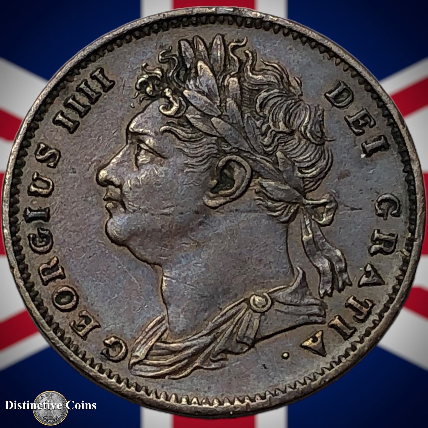 Great Britain 1825 Farthing 1/4d GB3295