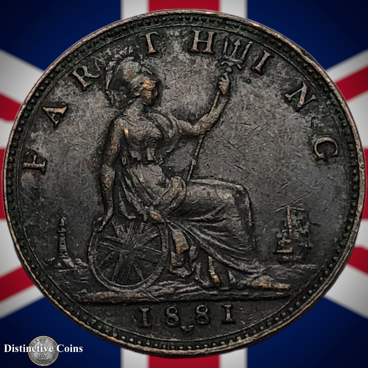 Great Britain 1881 H Farthing 1/4d GB3920