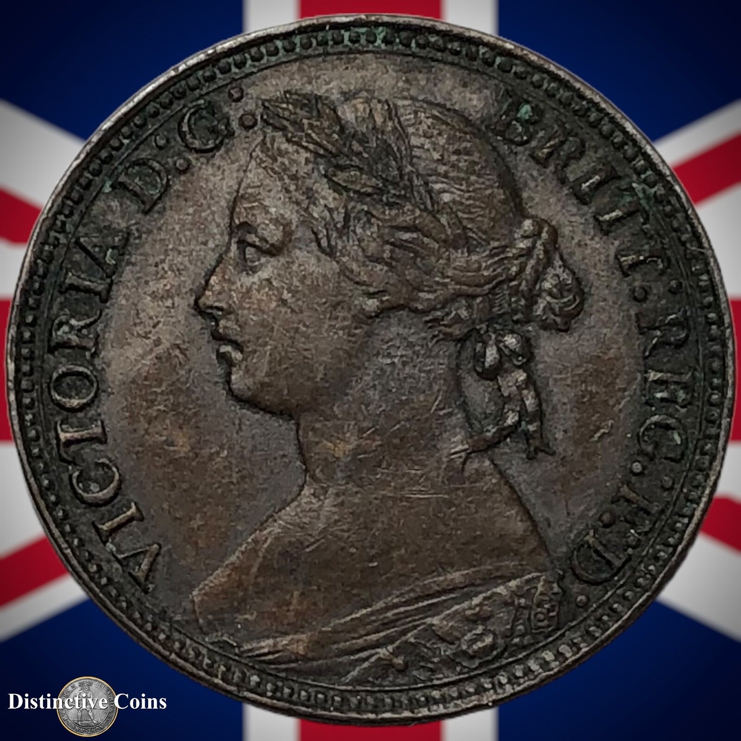 Great Britain 1874 H Farthing 1/4d GB3724