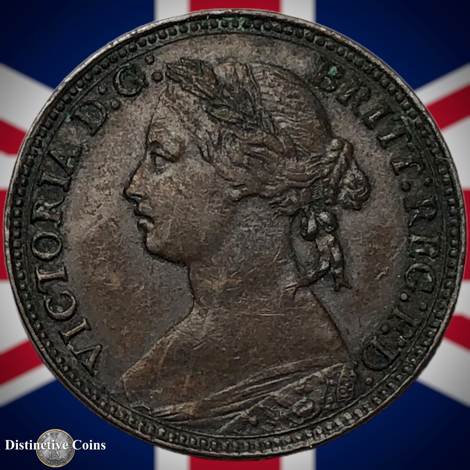 Great Britain 1874 H Farthing 1/4d GB3724