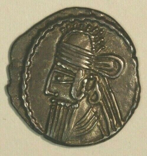 147-191 AD Parthian Kingdom Silver Drachma Vologases IV C013