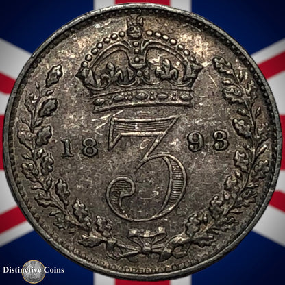 Great Britain 1893 Three Pence GB2012