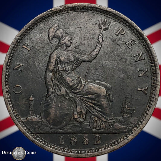 Great Britain 1862 Penny 1d GB6222