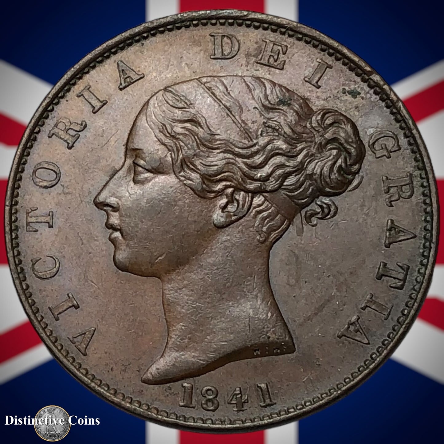 Great Britain 1841 Half Penny 1/2d GB5234