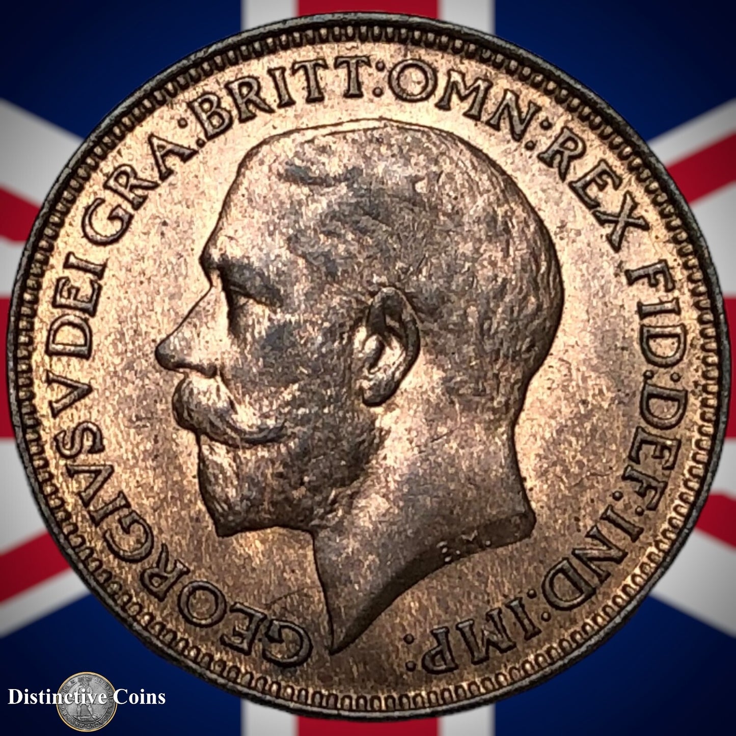 Great Britain 1925 Farthing 1/4d GB4814