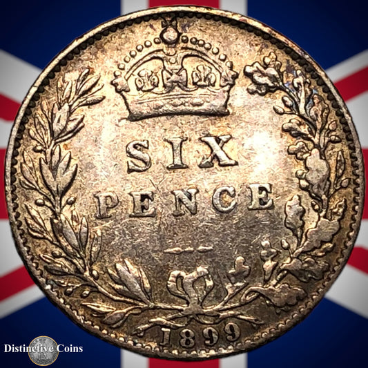 Great Britain 1899 Six Pence GB2801