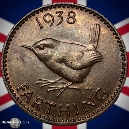 Great Britain 1938 Farthing 1/4d GB5001