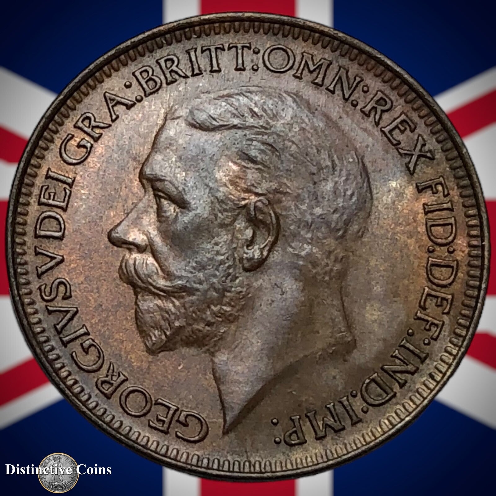 Great Britain 1928 Farthing 1/4d GB4869