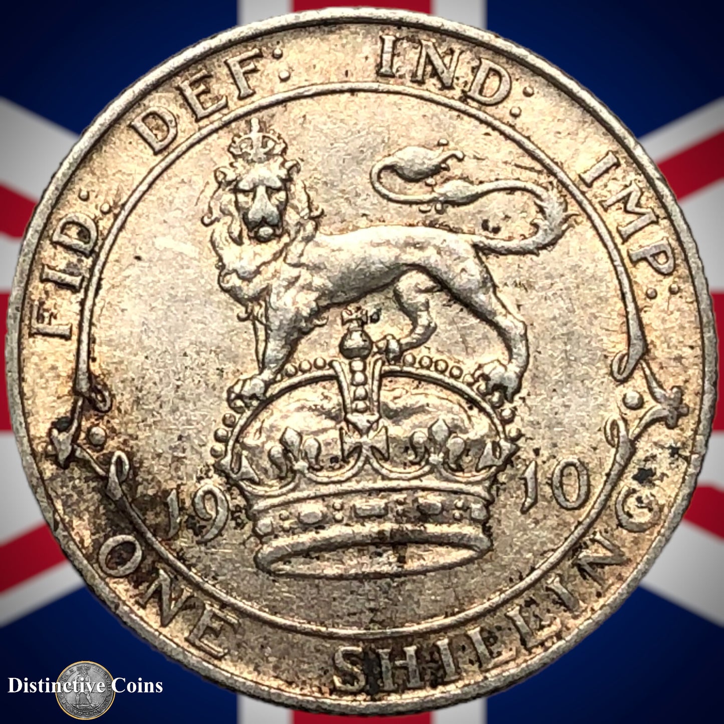 Great Britain 1910 British One Shilling GB0884