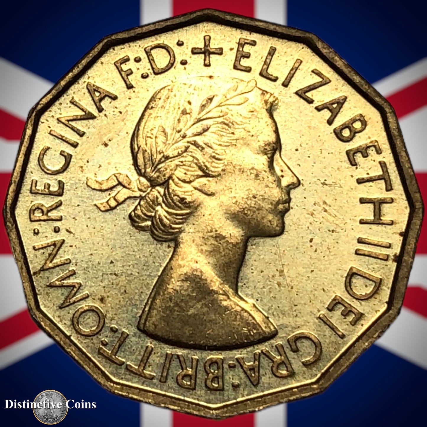 Great Britain 1953 Proof Three Pence GB2518