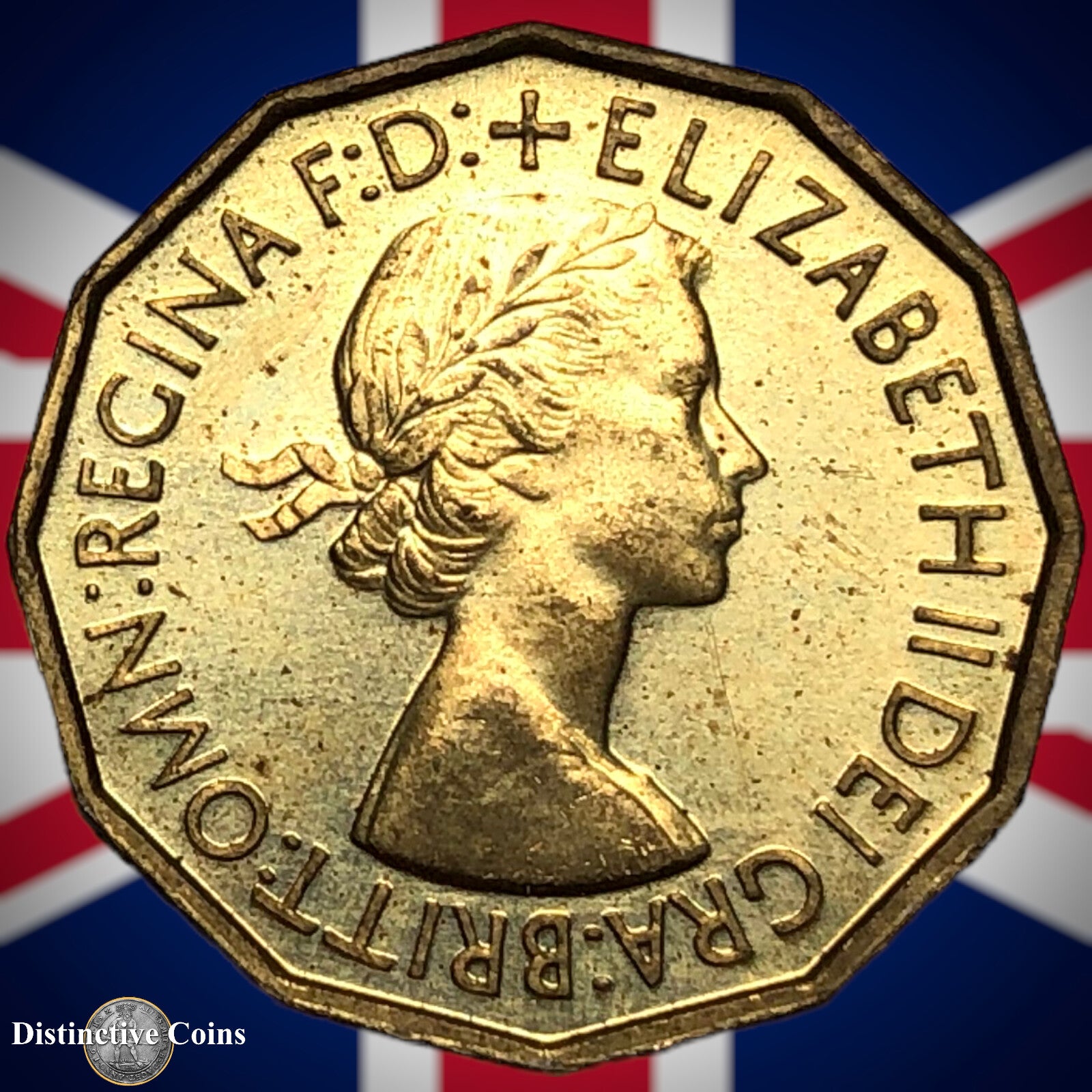 Great Britain 1953 Proof Three Pence GB2518