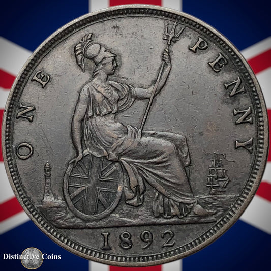 Great Britain 1892 Penny 1d GB6551