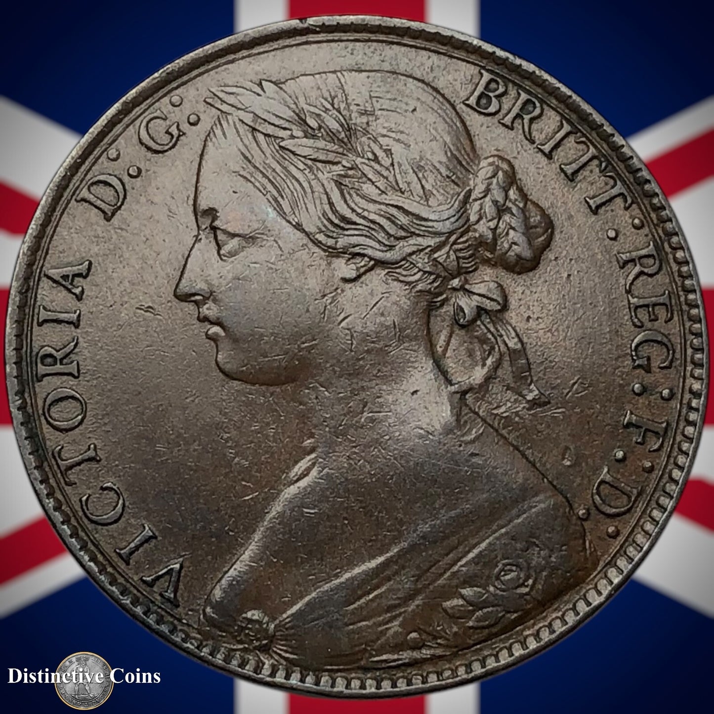 Great Britain 1860 Penny 1d GB6167