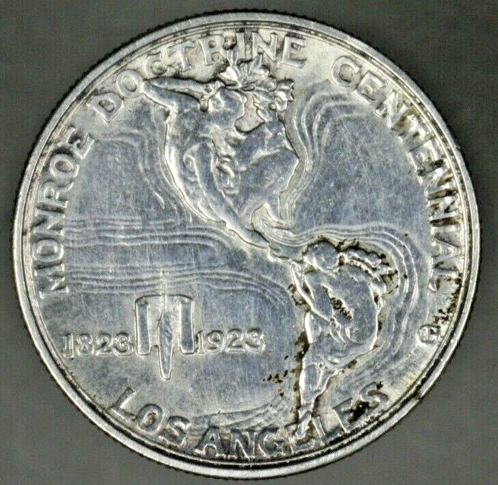 Monroe Doctrine Silver Commemorative 1923 S    A2568