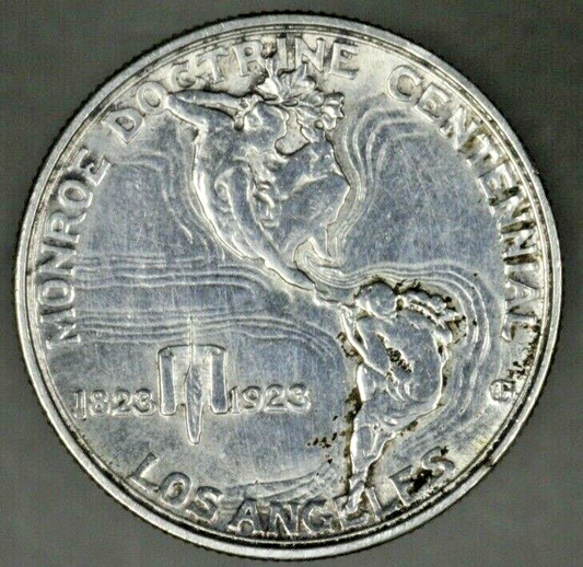 Monroe Doctrine Silver Commemorative 1923 S    A2568