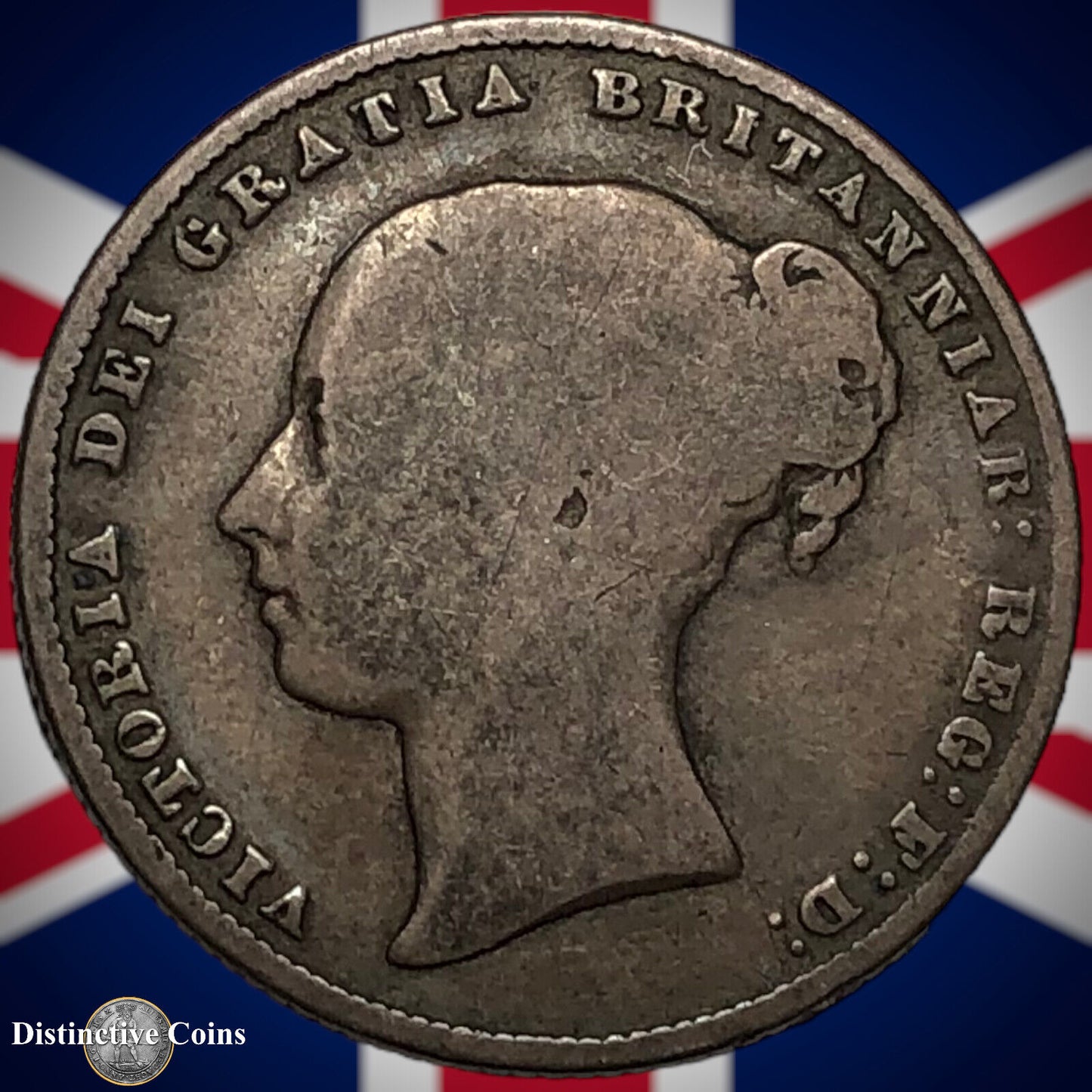 Great Britain 1862 British One Shilling GB0264