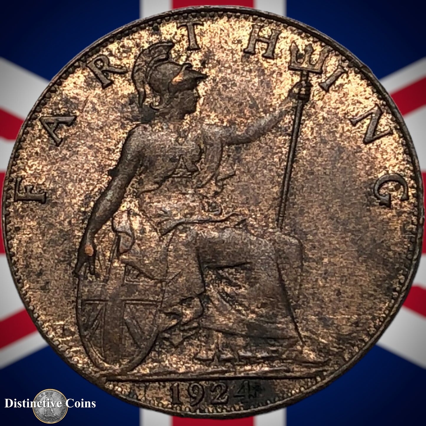 Great Britain 1924 Farthing 1/4d GB4787