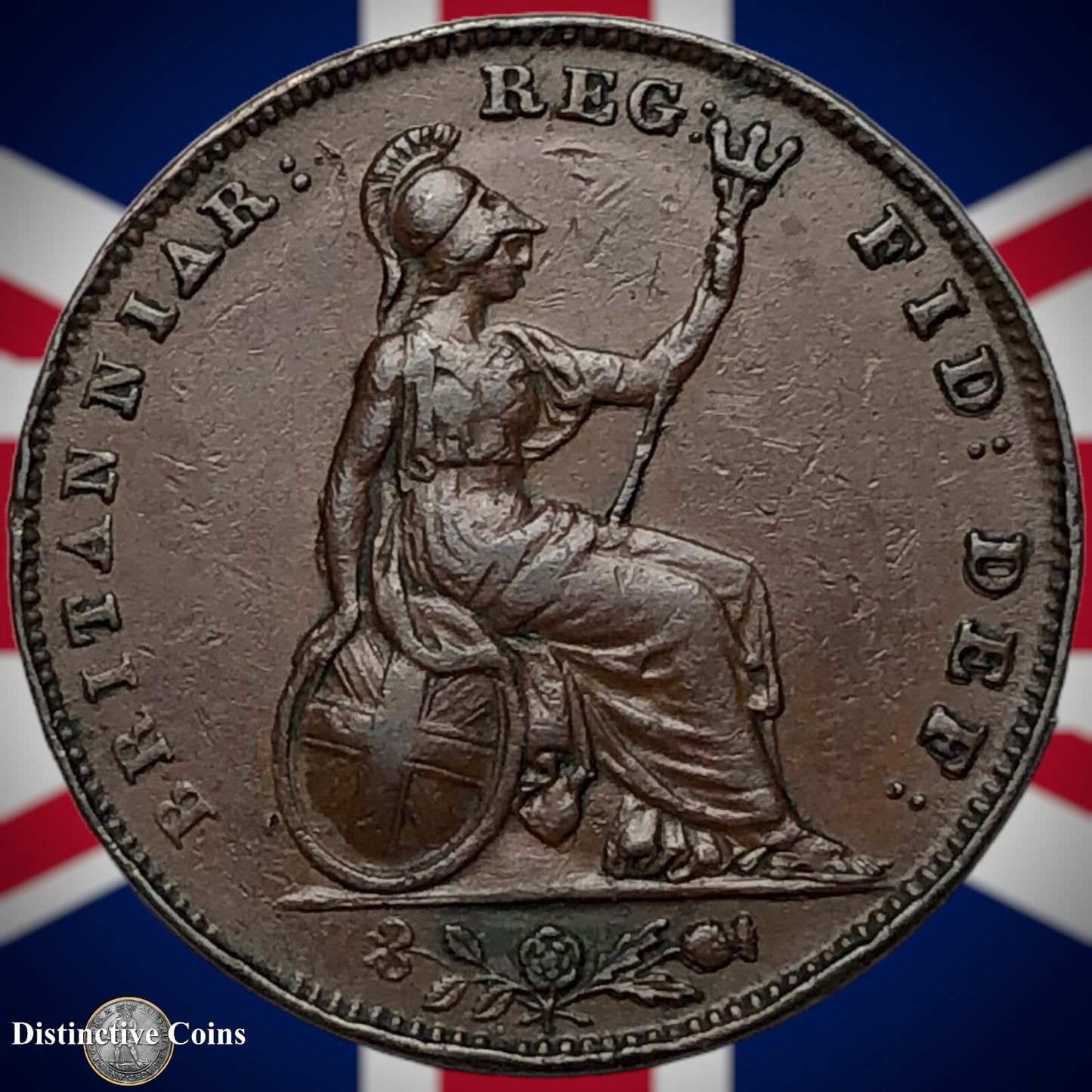 Great Britain 1842 Farthing 1/4d GB3409