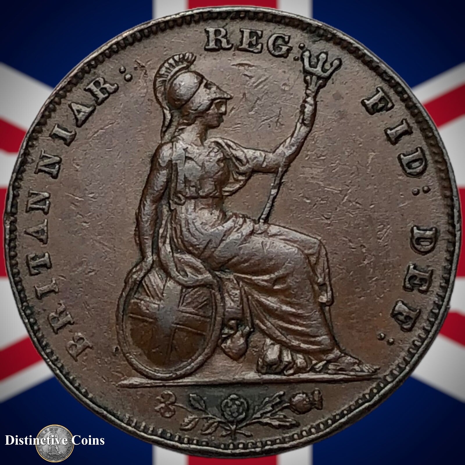 Great Britain 1842 Farthing 1/4d GB3409