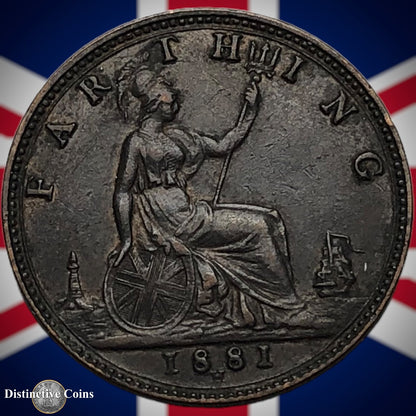 Great Britain 1881 H Farthing 1/4d GB3962